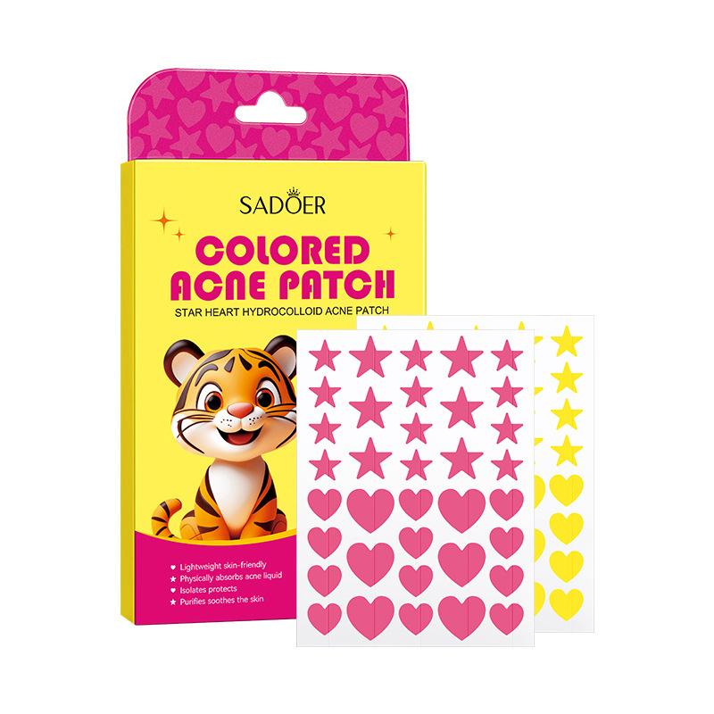 

Звездообразный гидроколлоидный пластырь от акне, противовоспалительный и антибактериальный. жёлтый