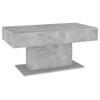  Coffee Table, Concrete Grey, 96x50x45 Cm