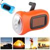 Mobile Solar Power Emergency Work Lamp Camping Light LED Torch Hand Crank Flashlight