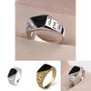 Premium Quality Men's Alloy Hollow Crystal Finger Jewelry In Timeless Vintage Design