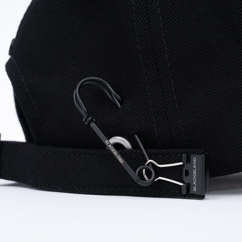 BLACKBLOND Vividi Side Patch Shadow Graffiti Logo Cap (Black)