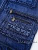 Men's Multi-Pocket Denim Vest for Photography and Fishing