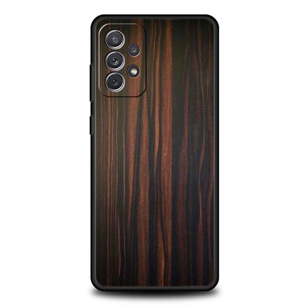 Vintage Wood Grain Pattern Phone Case for Samsung Galaxy A55 A35 A17 A07 A15 A13 A25 A51 A71 A72 A73 A32 A52 A52S A41 Soft TPU