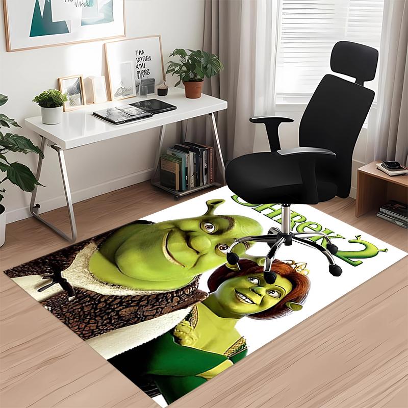 Shrek Bedruckter Teppich für Bürostuhl Wohnzimmer Schlafzimmer Küchenraum Dekoration Geschenke