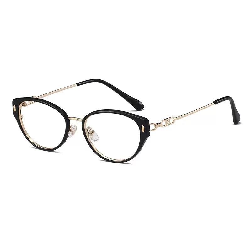 Stylish and Versatile Retro-style Glasses for Women, Anti-blue Light Glasses, High-end Eye Frames.