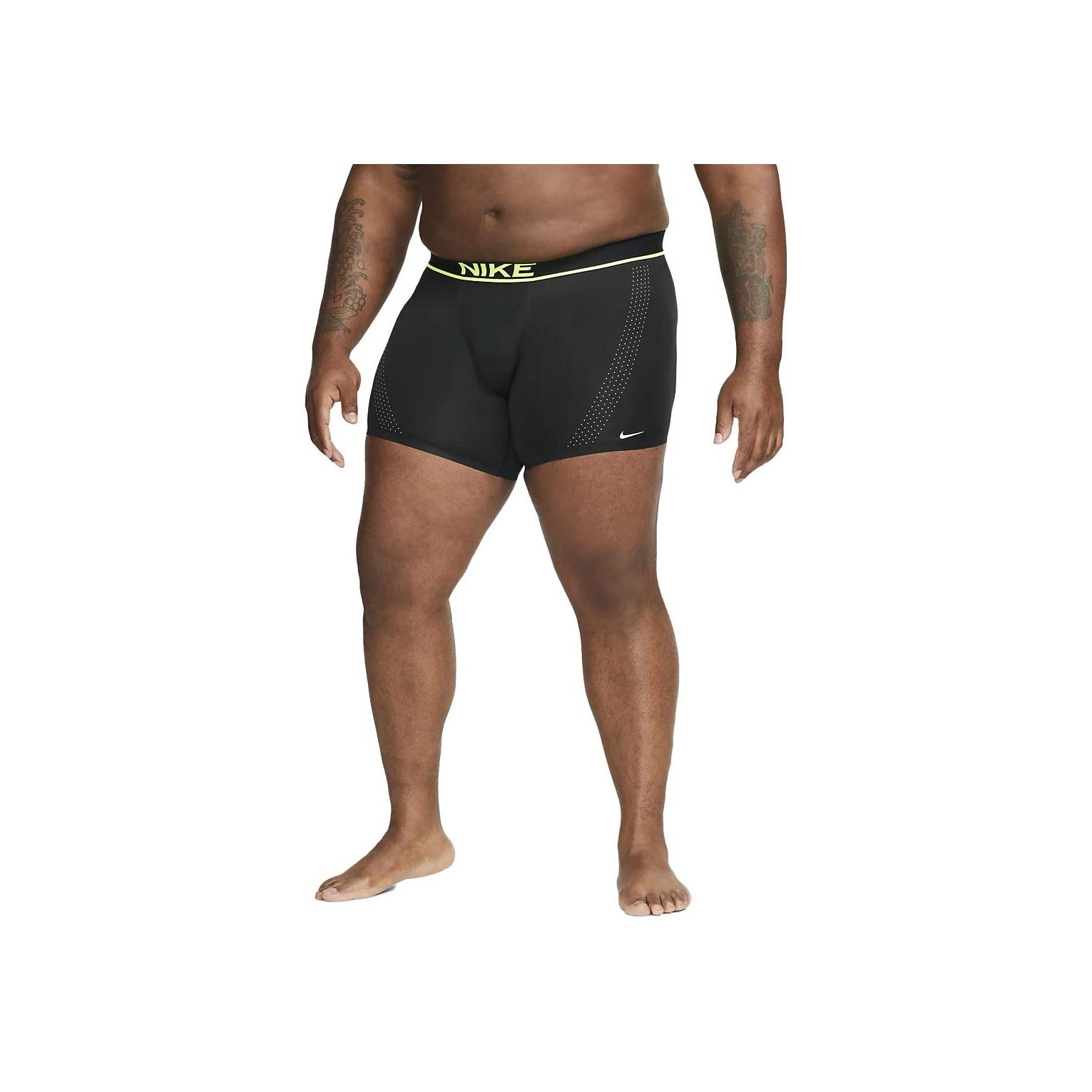 

Nike Dri-FIT Elite Micro Solid Waistband Letter Logo Boxer Shorts Men bottoms Black DV3944-010 L