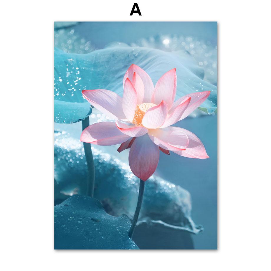 

Весенние синие тона, цветок, природный пейзаж, холст, живопись, модные постеры и принты, настенные художественные картины для гостиной, домашний декор 30X40cm No Frame