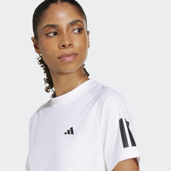 adidas Women S Stretchy Club 3 Line tenniS Shirt With Climacool Technology