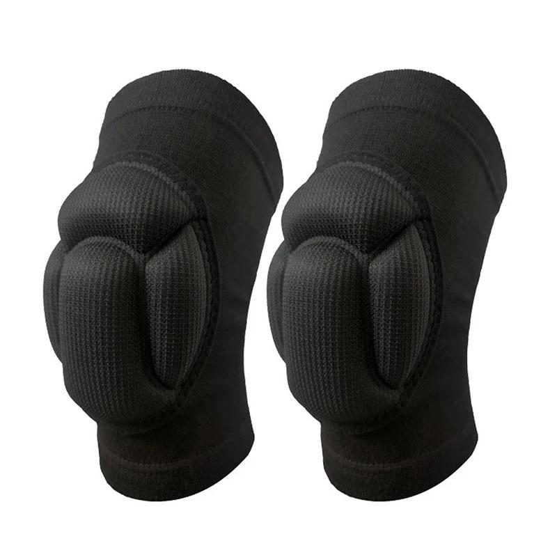 

1Pair Thickened Protection Sports Kneepad Gym Support Fitness Gear Gear Basketball Brace Protector Male/Female Non Slip Pads L