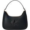 Elegant Casual Commuter Style Letter Shoulder Bag Women Handbag Space-Black 4F3230G-UB1