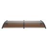 Window Door Awning Canopy 80" X 40", UPF 50+ Polycarbonate Entry Door Outdoor Window Awning Exterior, Front Door Overhang Awning for Sun Shutter, UV,