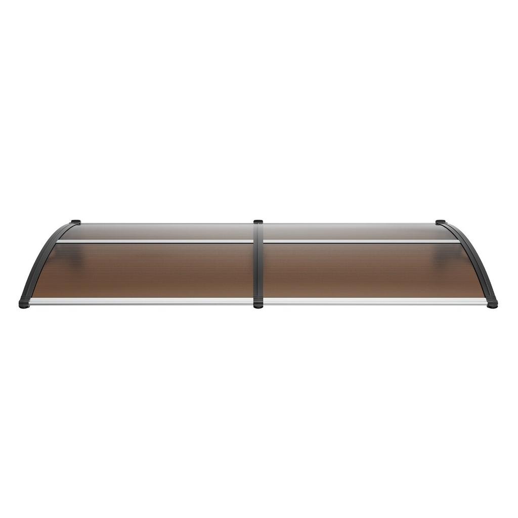 Window Door Awning Canopy 80" X 40", UPF 50+ Polycarbonate Entry Door Outdoor Window Awning Exterior, Front Door Overhang Awning for Sun Shutter, UV,