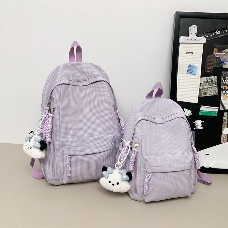 School bag backpack men's large-capacity leisure travel computer backpack female junior high school student high school student schoolbag tide