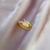 Vintage Punk Snake Shape Ring for Men Women Korean Elegant Opening Adjustable Zircon Rings Weddings Party Jewelry