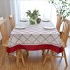 Toalha de mesa xadrez de designer, durável, respirável, decoração, cozinha, jantar, toalha de mesa para mesas, cozinha, jantar, festas, feriado, pátio