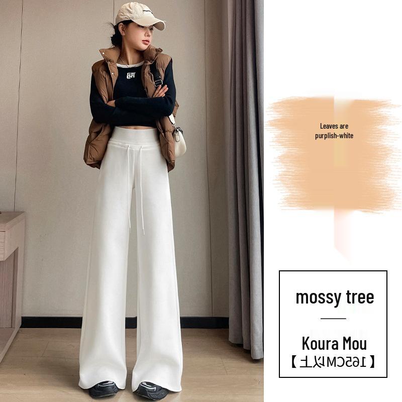 Women's New High-Waisted Pants: Narrow-Leg, Wide-Leg, Straight-Leg, Casual, Sweatpants, Sportswear.