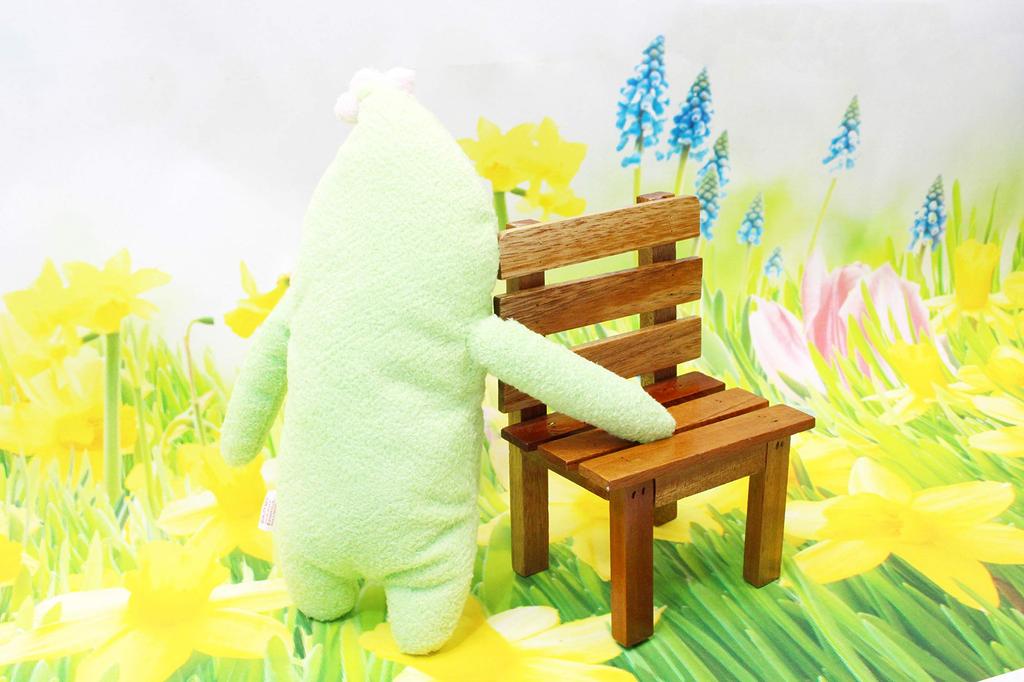 Shinada Fumofumo-san Flower Nicola Cola Light Green (Medium) 10 X 5 X 20 Cm Plush Toy Animal Goods FNF-0078G