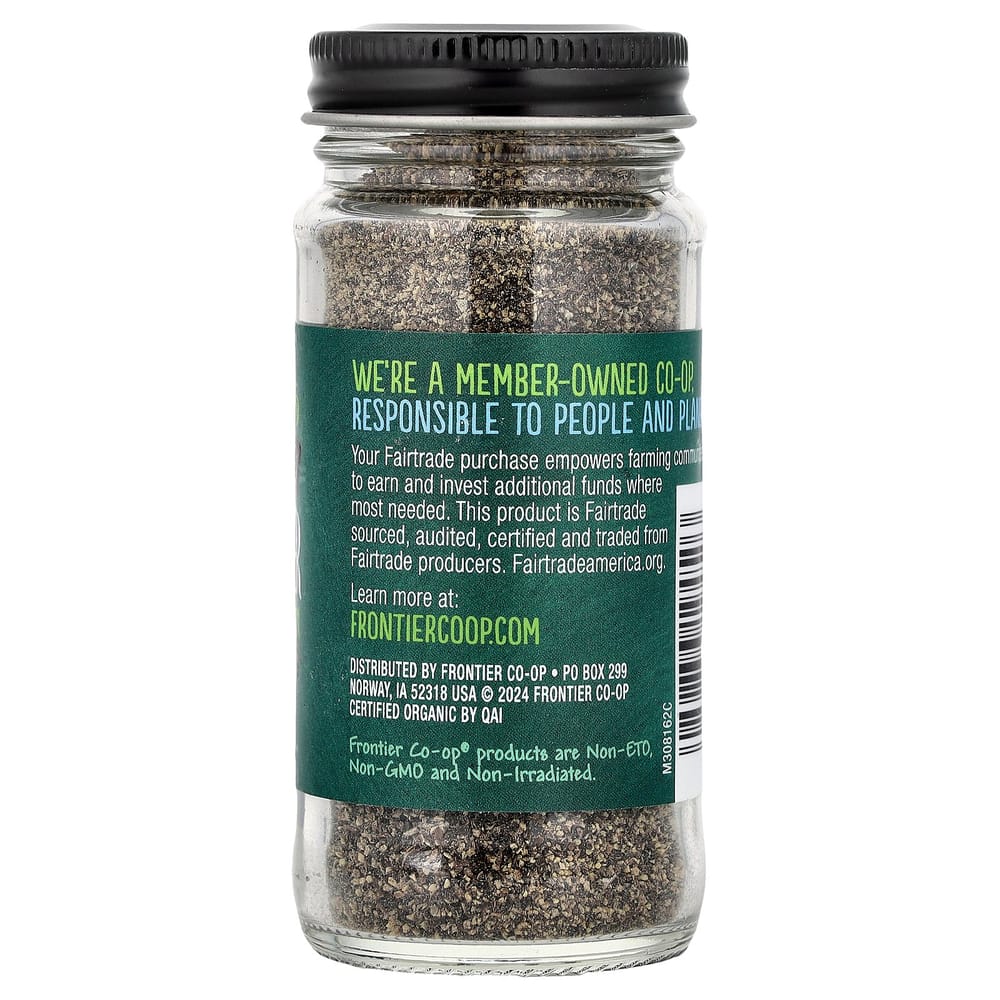 Frontier Natural Products Black Pepper Medium Grind 51g (1.80oz)