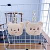 Mini Plush Toy Claw Machine Keychain Charms