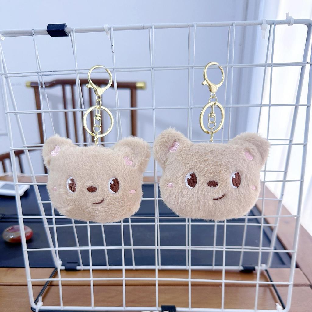 Mini Plush Toy Claw Machine Keychain Charms