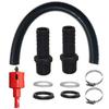 Garden Water Conservation Connector Set 1 Inch Robusts Barrels Fittings with 100cm Hose for Sustainable Rain Collection