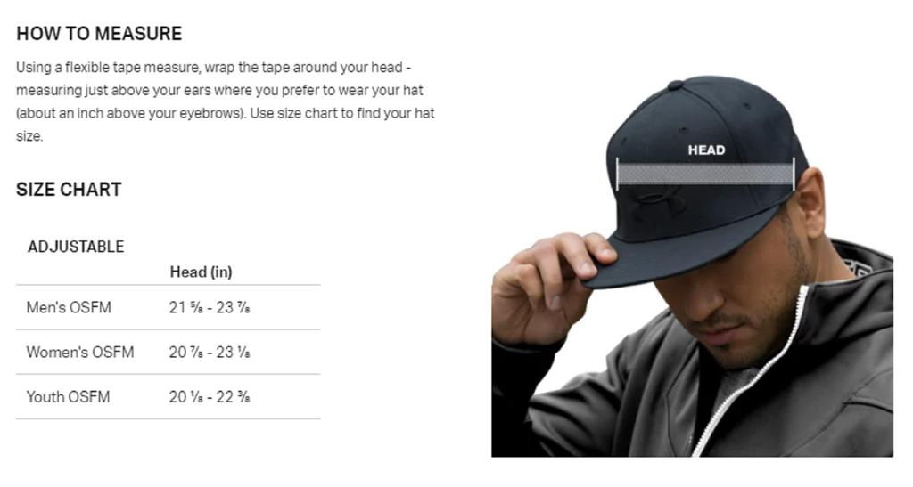 Under Armor Armorvent Adjustable Academy Blue One Size Fits Most Men's Hat, (408)/Pitch Gray,