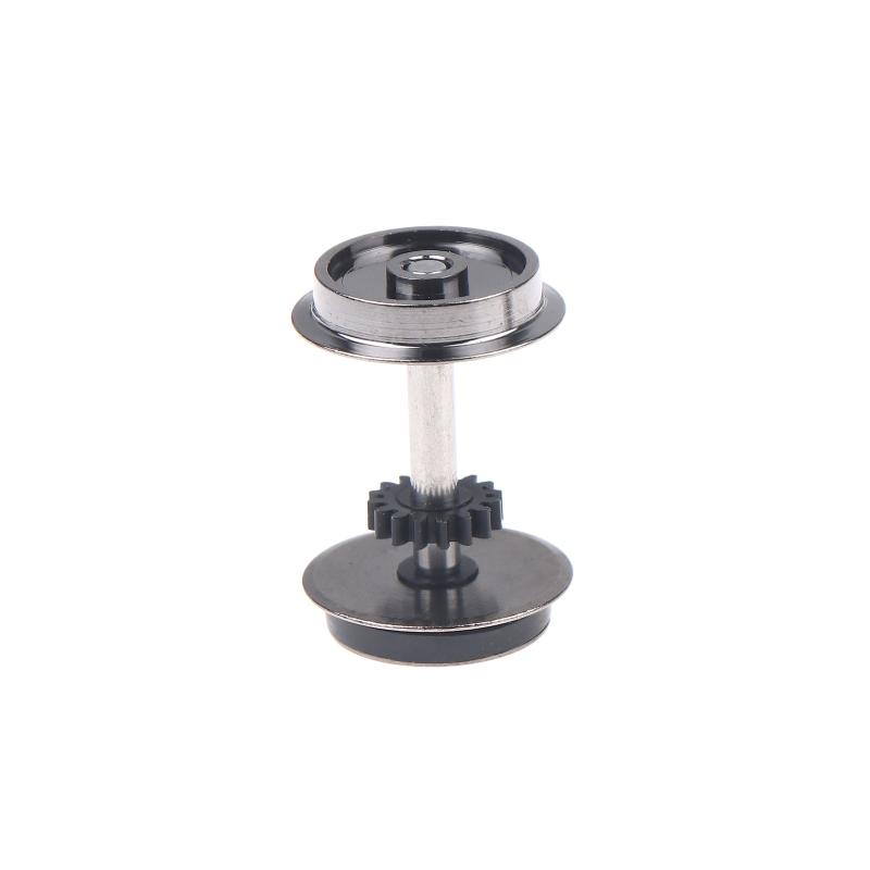 2 Pieces Ho Scale Wheels Upgrade Dc Wheel Set For 1:87 Model Trains Railroad Ho Gauge Wheels For Model Trains Diy Accessory
