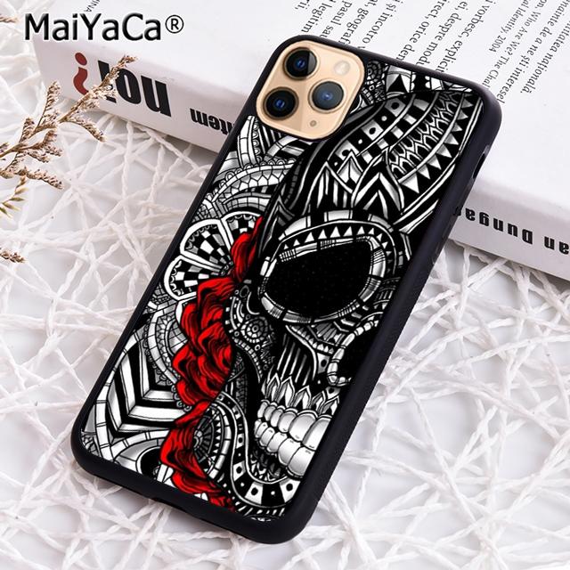 Mexican Sugar Skull Phone Case For iPhone 17 Air 16 pro max 15 14 plus 12 13 Shell Cover coque