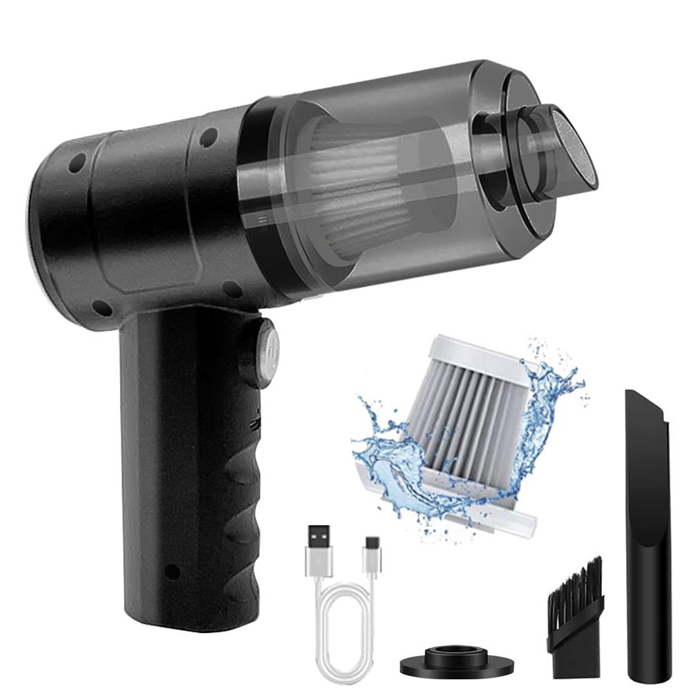 

15000 ПА Пылесос сжатого воздуха Ручной беспроводной Высокая мощность, автомобильный пылесос Фен Мини портативный чёрный