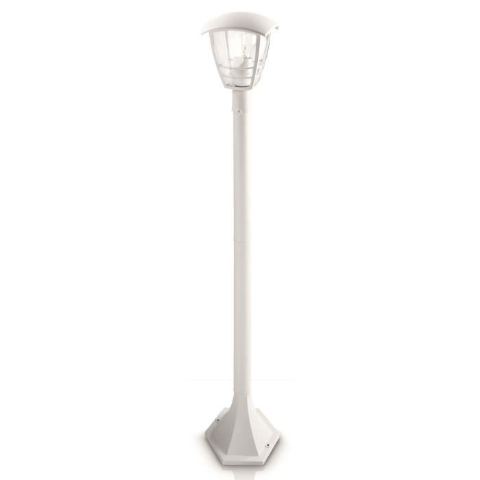 Venkovní sloupek Creek - Philips - Bílý V99,5cm - LED - Hliník