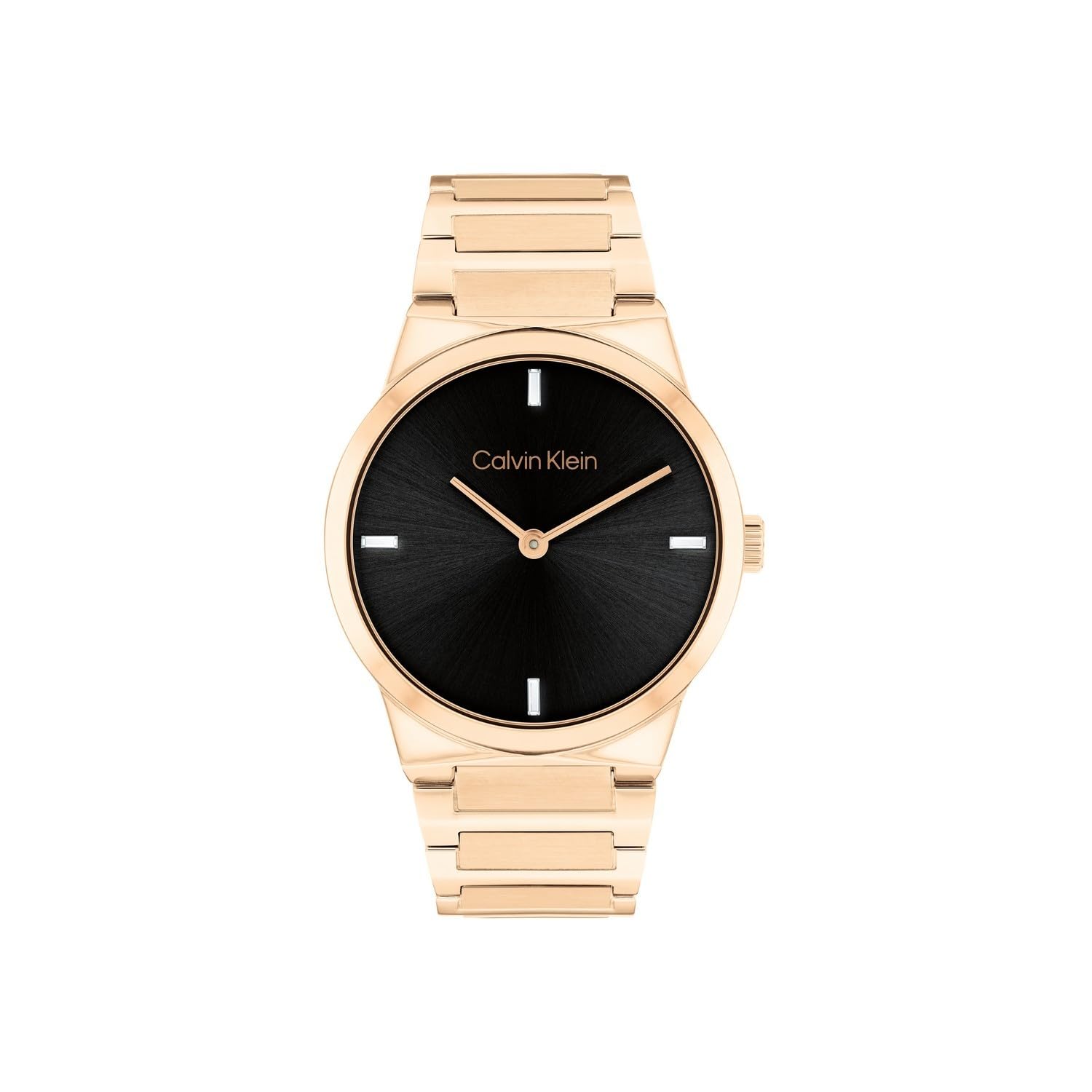 

Calvin Klein LINEAR ELEGANCE 25100086 Rose Gold Watch Women s чёрный