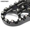 Motorcycle Wide Foot Pegs MX Rotating Bobber Style Footrest For Harley Sportster Iron 883 XL Dyna Fatboy Wide Glide Street Bob