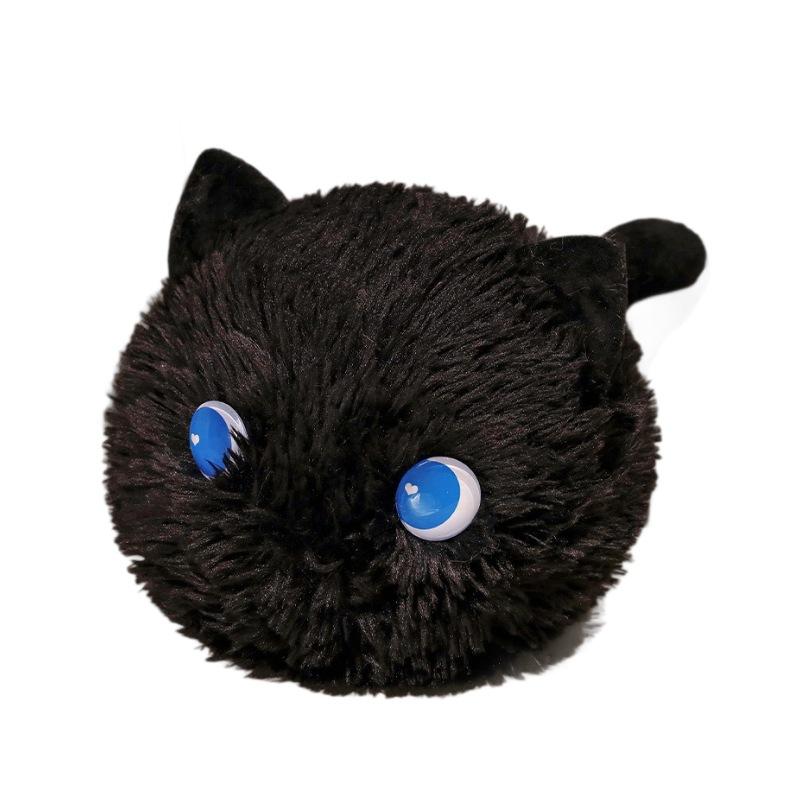 Super Cute Pet Tuantuan Cat Plush Doll Plush Grab Machine Toy Black Cat White Cat Animal Doll