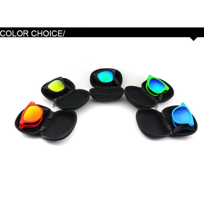 Non-polarizerd Foldable Square Sunglasses Fashion Men's Driving Sun Glasses Women's Outdoor Sports and Cycling Goggles UV400 Eyewear