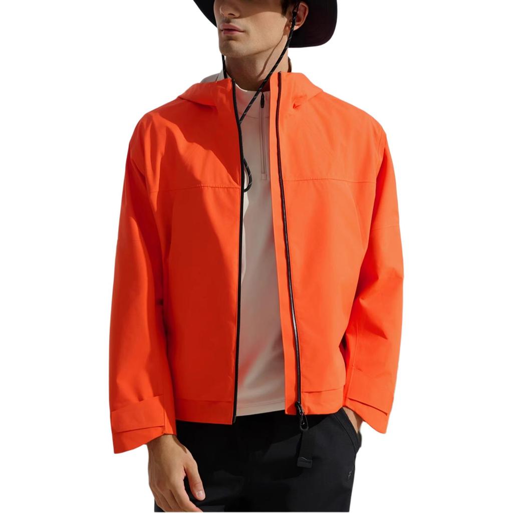 Men's Jacket FILA Fitness Waterproof, Windproof, Breathable, And Abrasion Resistant Windbreaker Jacket Unisex