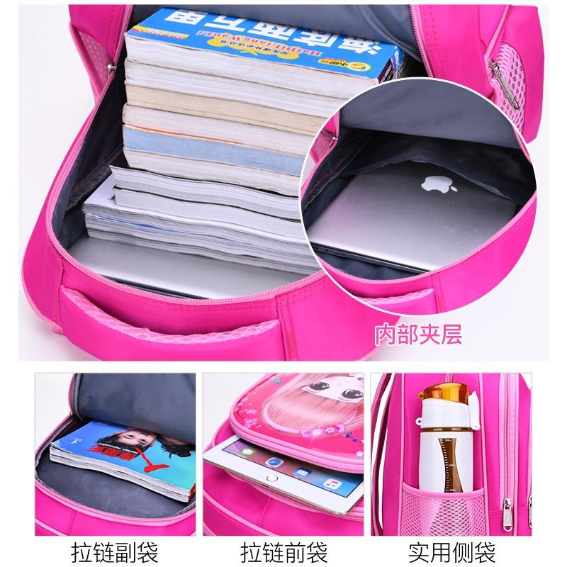 New primary school schoolbag cartoon cute princess series children's schoolbag burden reduction backpack