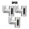 Stainless Steel Faucet Extender 360 °Swivel Water Tap Nozzle Faucet Sprayer Universal Bathroom Mixer Aerator 4 Spray Modes
