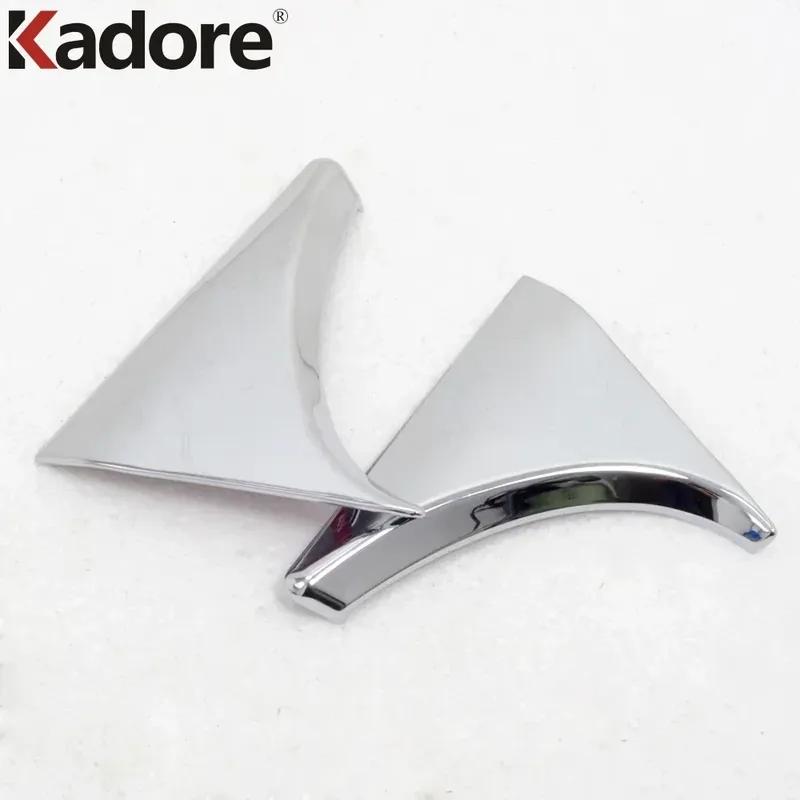 Rear Window Spoiler Cover Trim For Nissan Qashqai J11 2014 2015 2016 2017 2018 Chrome Car Side Wing Triangle Trims Accessories