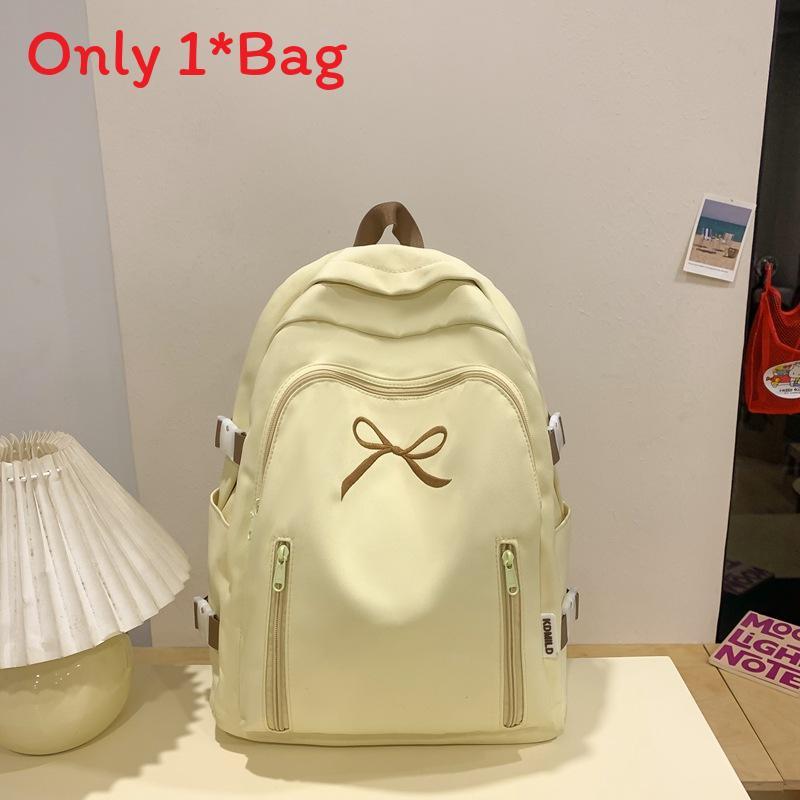 Nylon School Backpack With Comfortable Shoulder Straps For College Students