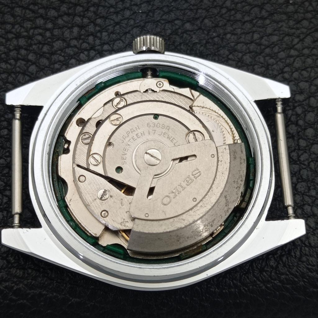 JAPAN VINTAGE REFURBISHED SEIKO 5 AUTOMATIC 6309A MENS SILVER WATCH A440749-d Sk-a440749-2