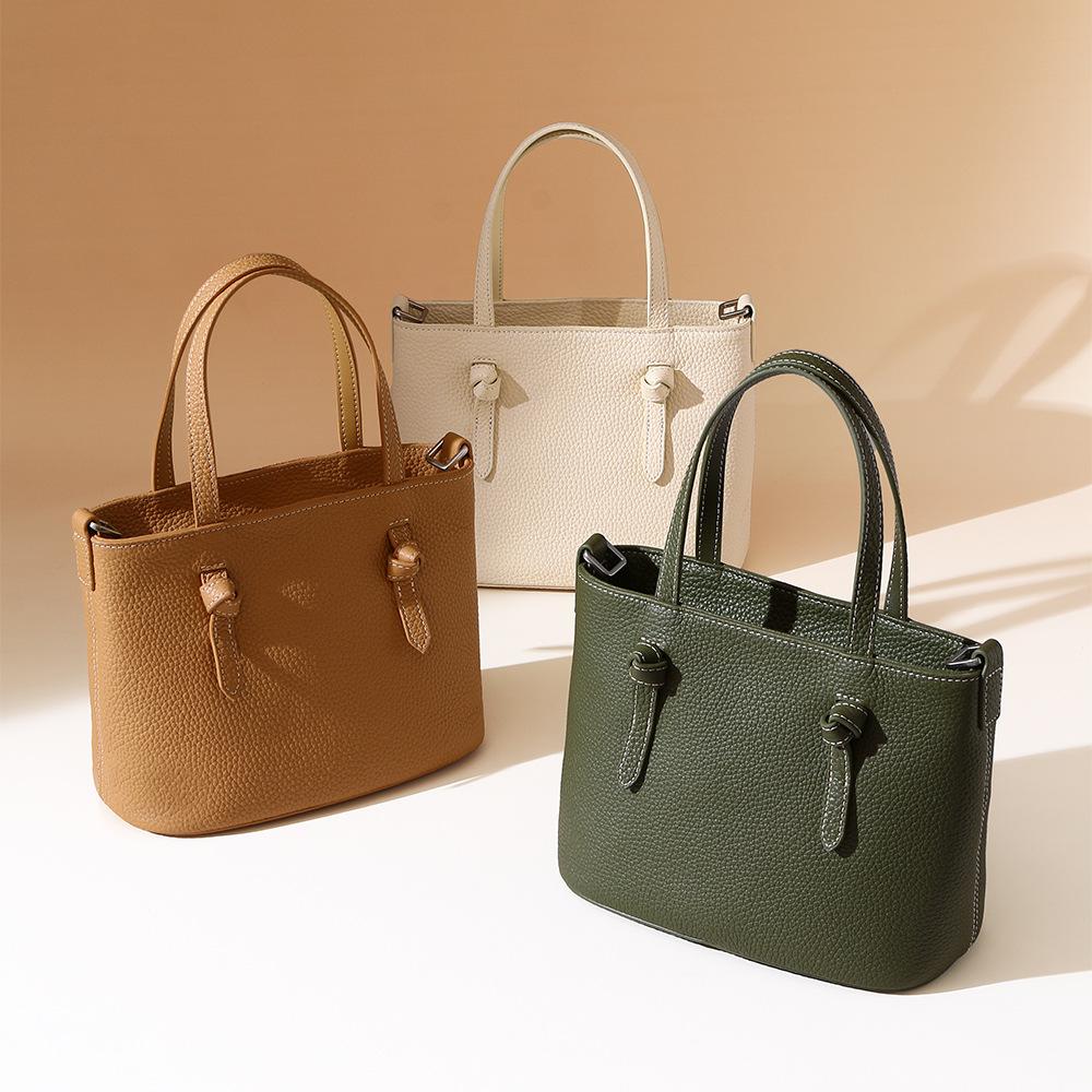 Japanese Crossbody BagWomen's Simple Genuine Leather Women's Bag Light Luxury Designer Luxury Bag
