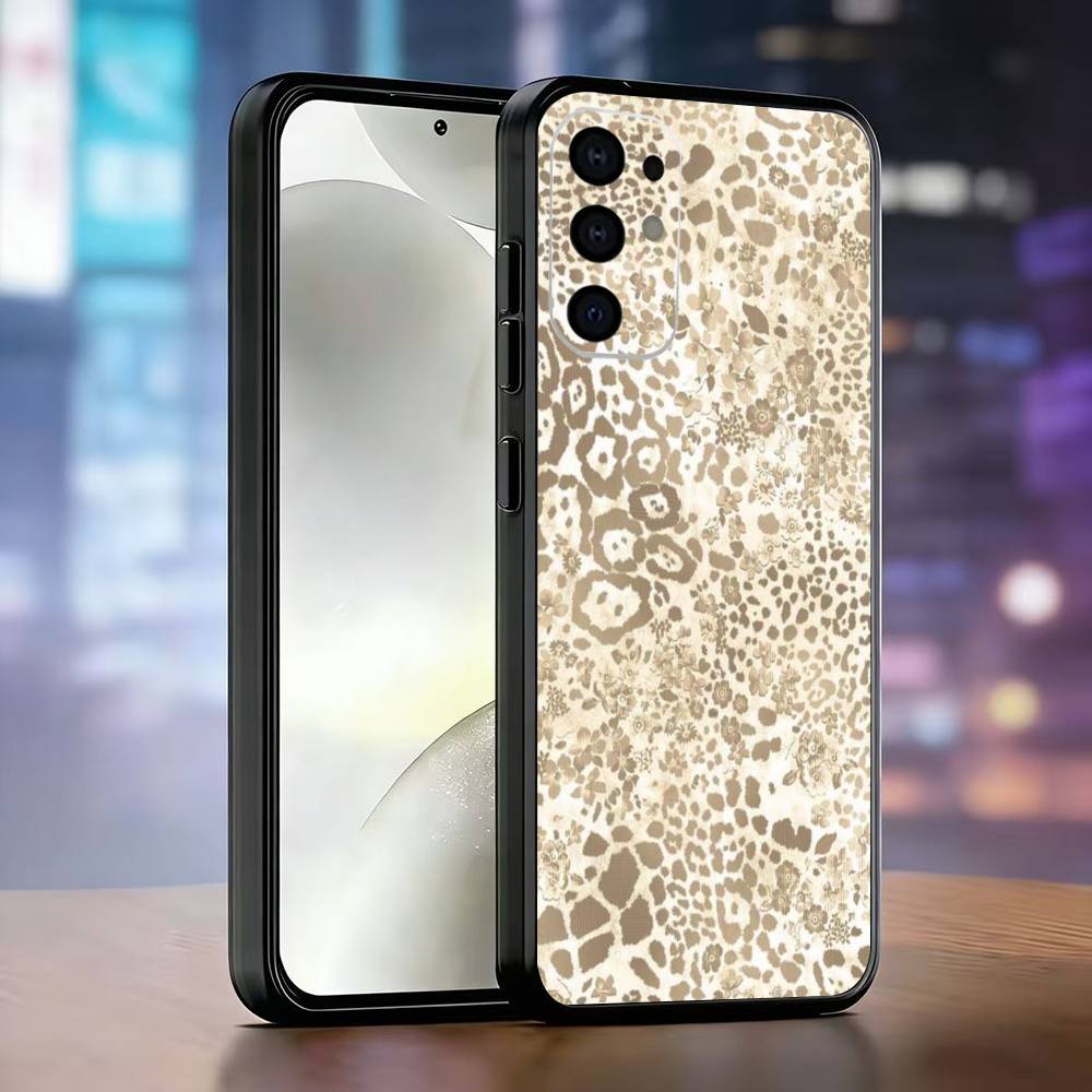 F-Fashion C-Camouflage Phone Case Black Silicone Soft For Samsung S25,S24,S21,S22,S23,S30,Ultra,S20,Plus,Fe,Lite