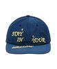 WAIKEI Mellow Letter Nylon Cap Navy