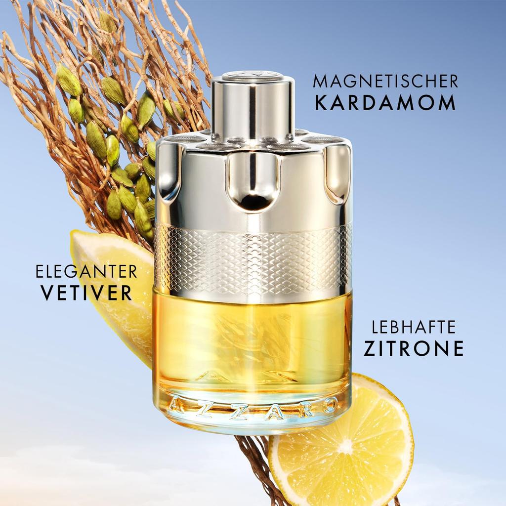 Azzaro Wanted Men's Perfume | Eau De Toilette Spray | Long-lasting | Woody-spicy Men's Fragrance | 100 Ml