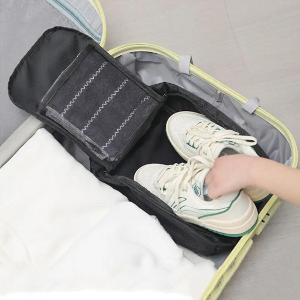 New Multifunction Shoe Storage Bags Large Capacity Breathable Shoes Organizer Foldable Lightweight Handheld Shoe Bag Travel
