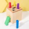 Wooden Color Sorting Toys Shape Box Montessori Toys Fine Motor Skills Sensory Matching Games Educational Kid Toys For 1-3 Year