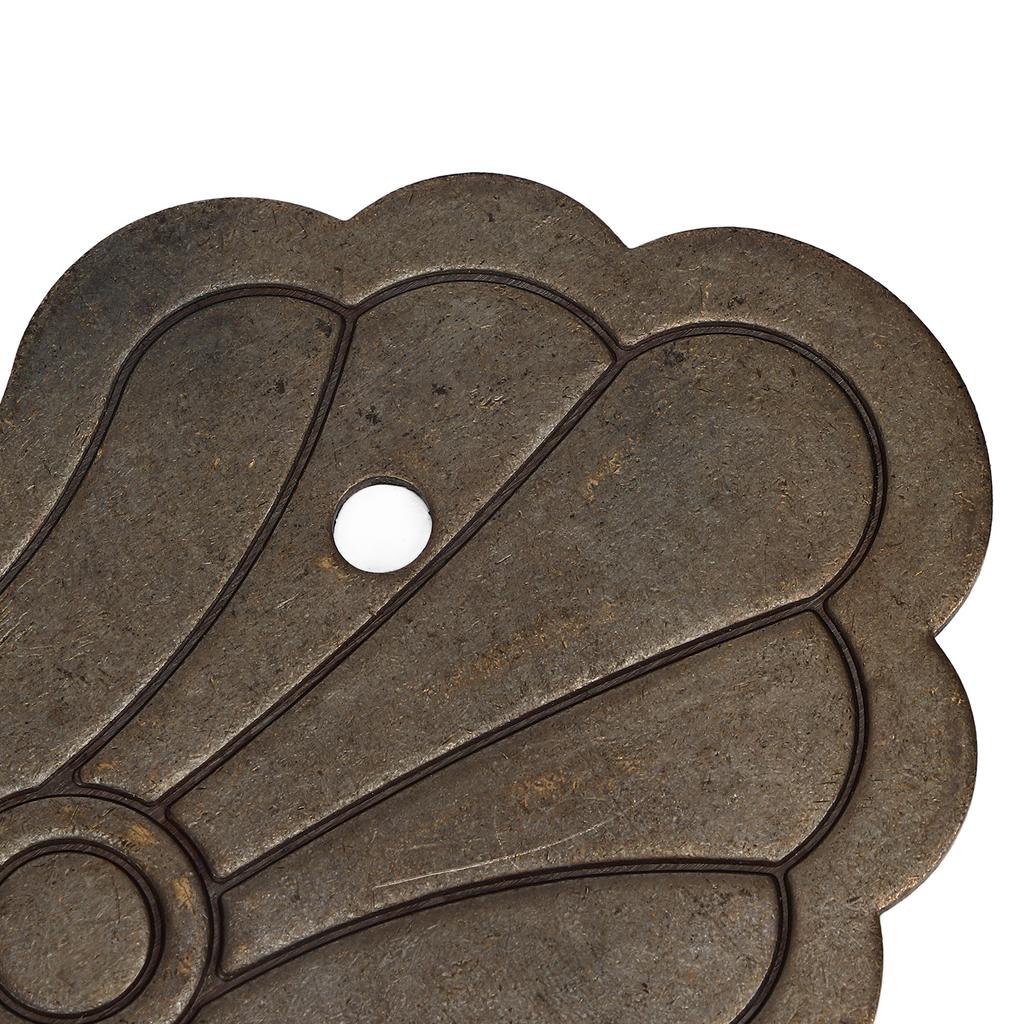 Antik lådhandtag 12,8x7cm Rikedom   Retro Kinesisk   Mässing Vintage Låddrag med 2 Skruvar för Bokhylla