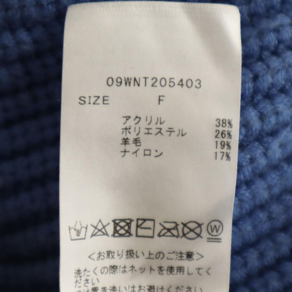 Mila Owen Long Sleeve Sweater F Blue Knit Women Used