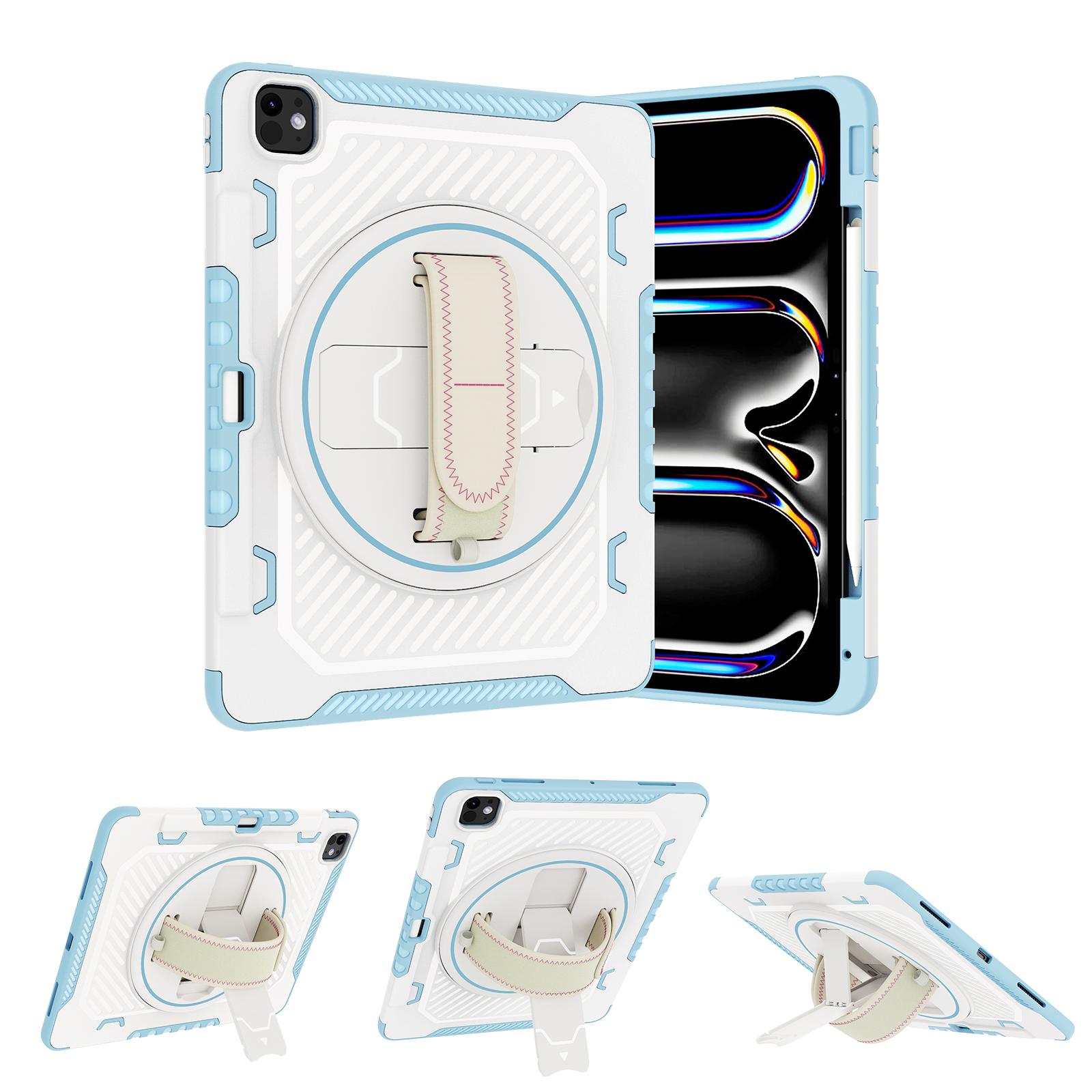 

Stand Case for IPad Air 13 2026 M4 2025 M3 2024 M2 Pro 13 2025 M5 2024 M4 Pro 12.9 2018-2022 3rd 4th 5th 6th Gen. Rotating Cover iPad Air 13 2026 M4 небесно-голубой