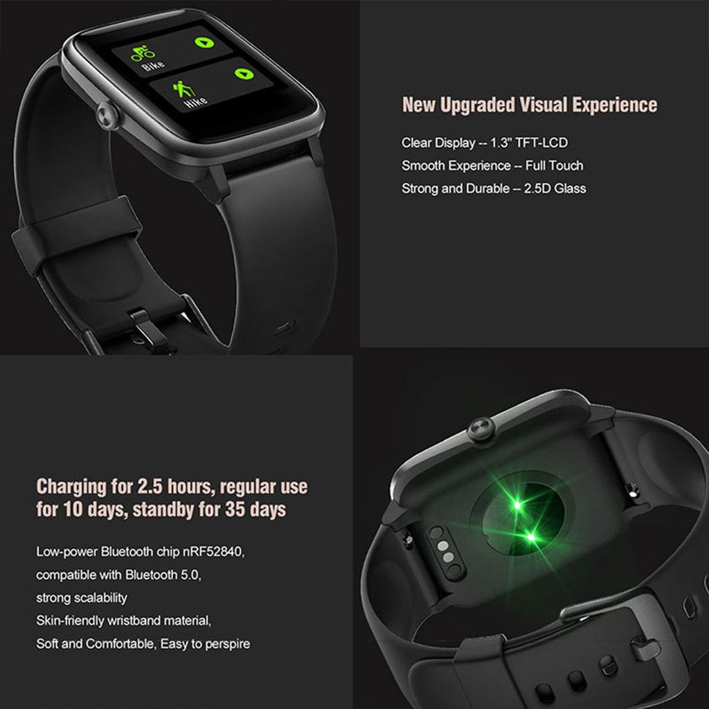 Buy NNEE Smart Watch For IOS Phone AllDay Activity Tracker Heart Rate Sleep Monitoring at